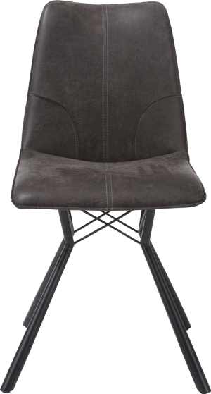 chaise - pied noir + cuir Corsica
