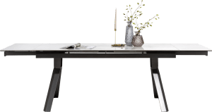 table a rallonge 180 (+ 2x40) x 90 cm