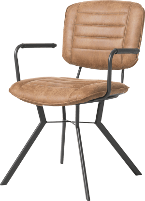 fauteuil 4 pieds avec liaison croisée - tissu secilia