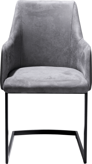 fauteuil pied traineau noir (ROB) - combinaison tissu Pala/Kibo