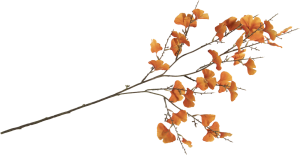 Ginkgo fleur artificielle H90cm