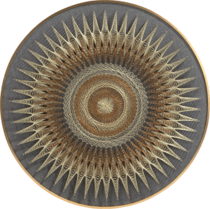Spiral 3D wanddeco 80x80cm