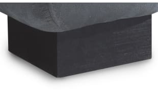 Poot Hout Zwart H5 Cm