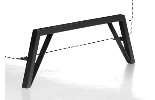 Design Poot Rough Offblack