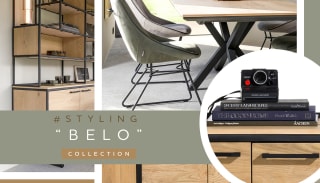 Moderne et clair : votre intérieur industriel avec la collection "BELO"