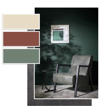 1.	Dunkles Grün, Blau oder Schwarz in deinem Interieur