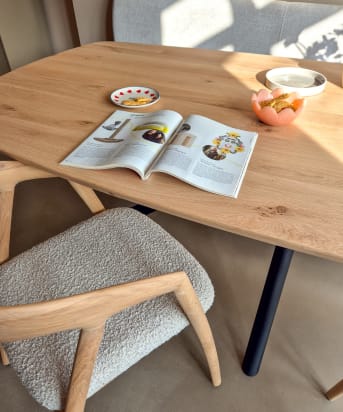 Tisch ARVADA mit Esszimmerstuhl LUND