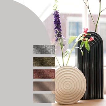 3. Mixe helle Materialien und zarte Texturen