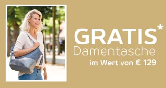 Gratis lederne Damentasche im Wert von €129
