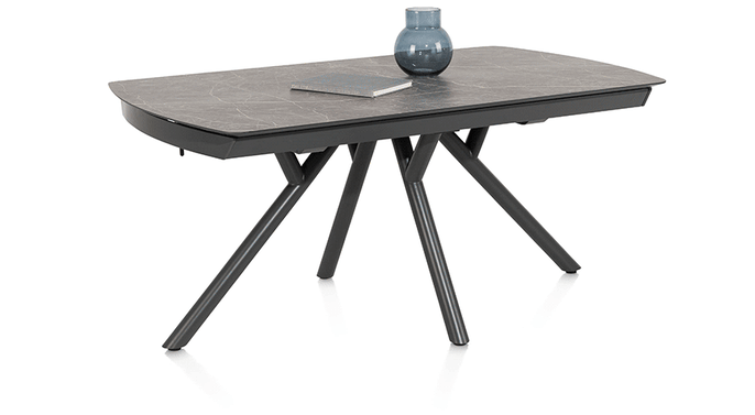 Uitschuiftafel Novello: praktisch butterfly uitschuifsysteem