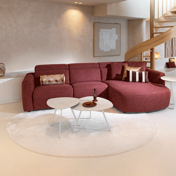 Cantello: Canapé avec fonction relax électrique