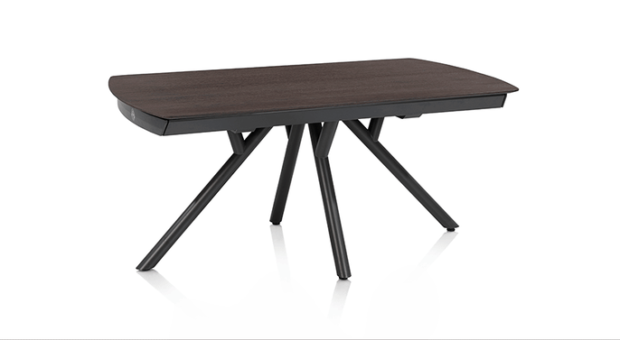 Uitschuiftafel Novello: praktisch butterfly uitschuifsysteem