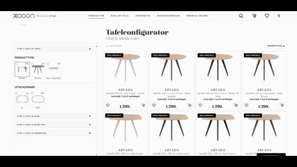 Configurateur de table