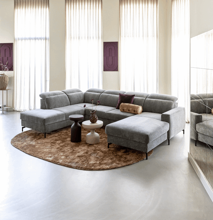 De Rialto is een minimalitsiche bank met ideaal zitcomfort 