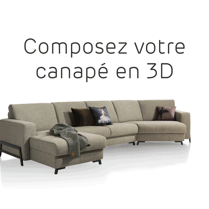 design 3D canapé