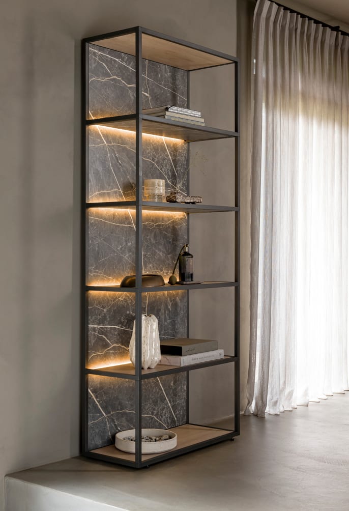 Highboard en boekenkast | Helsinki Collectie