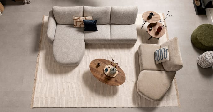 Chaque jour un nouveau coin salon : la facilité des canapés modulaires