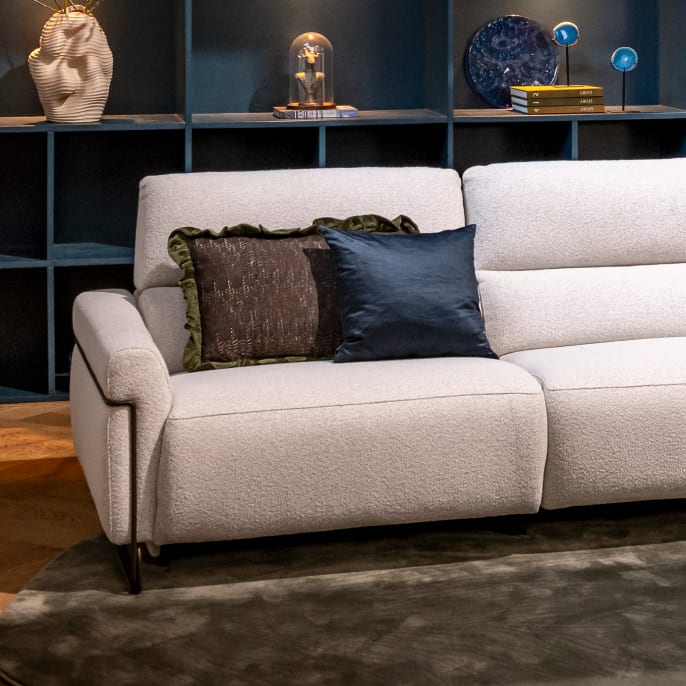 Sofa Creazzo: Runde Formen & Komfort