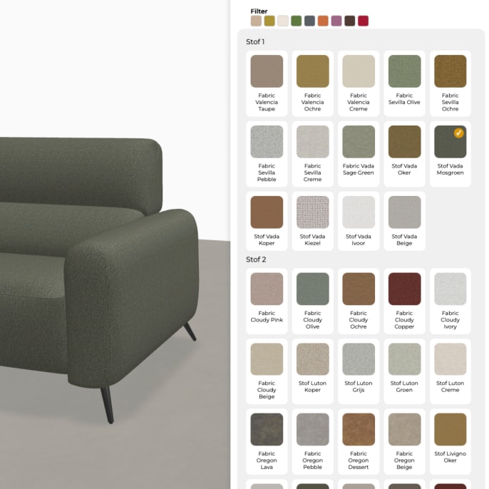 Sofa Creazzo: Wähle deine Anordnung und deinen Look