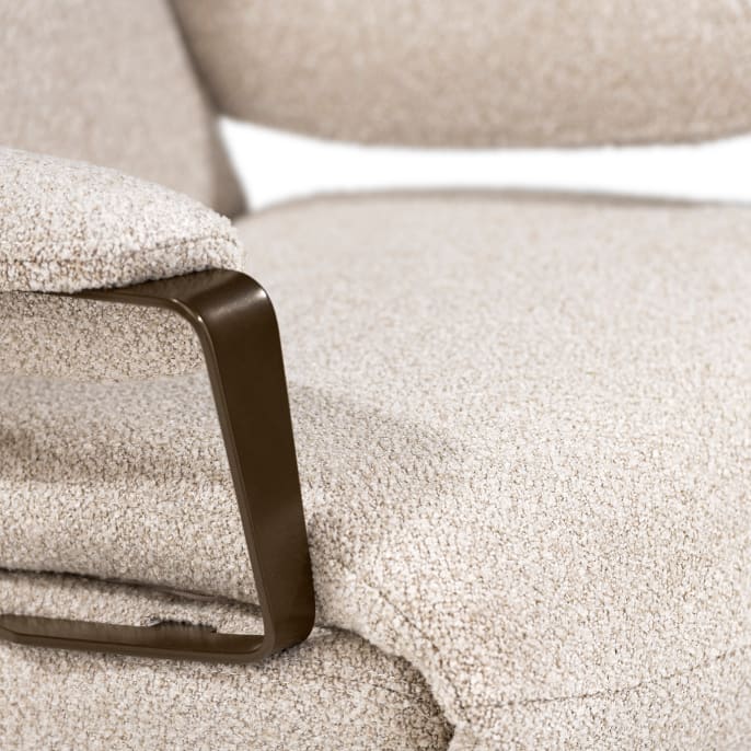 Fauteuil Sella: Relaxfauteuil met zachte vormen