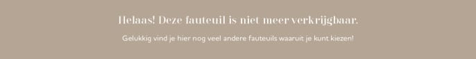 Deze fauteuil is niet meer verkrijgbaar