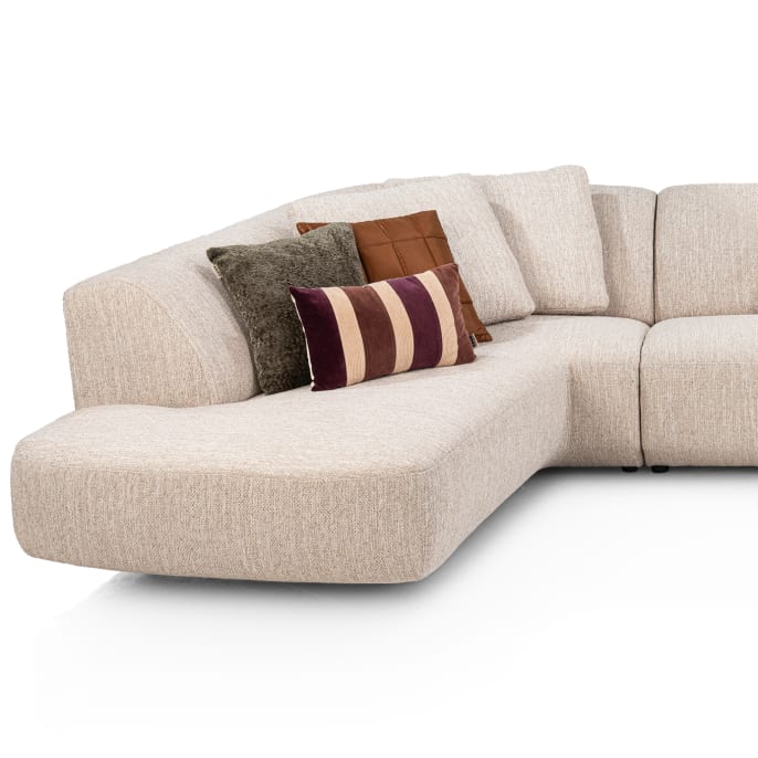 Modulaire sofa MARO: Strakke basis, zwevend effect