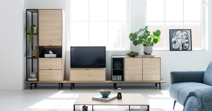 Découvrez notre sélection de meubles TV en bois design