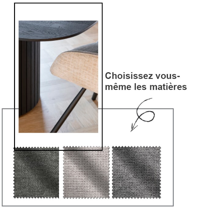Choix des matériaux Pavie Dark I H&H