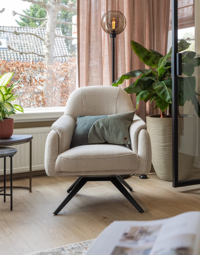 fauteuil ASTI confortable tissu design H&H