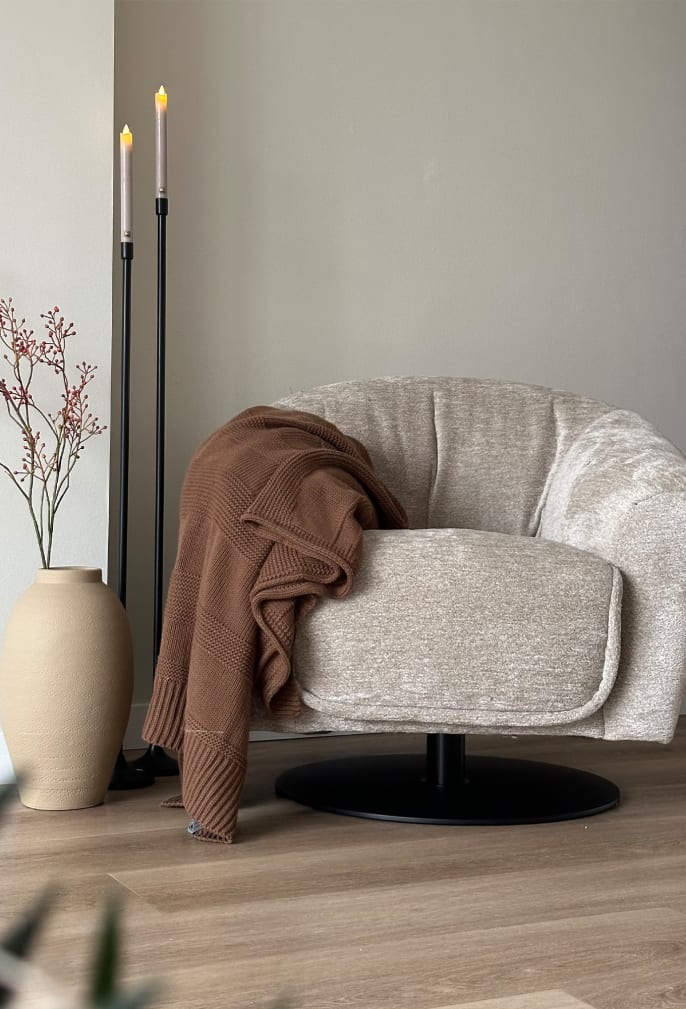 fauteuil CLOUD confortable tissu design H&H