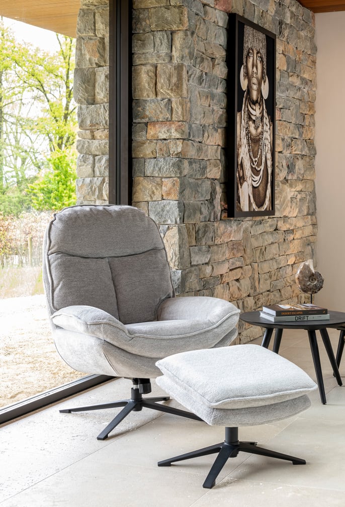 fauteuil FLORENCE confort tissu H&H