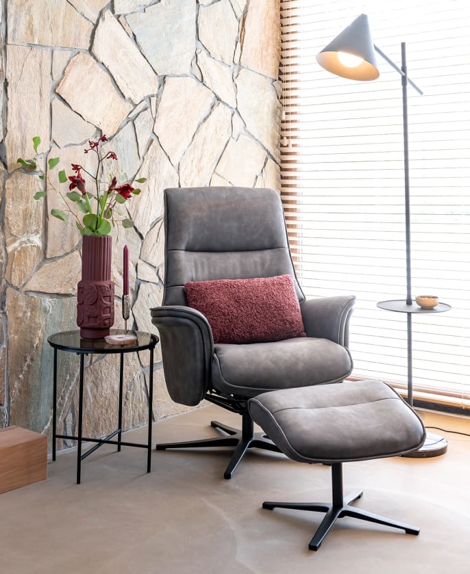 fauteuil LOTIS confortable tissu design H&H