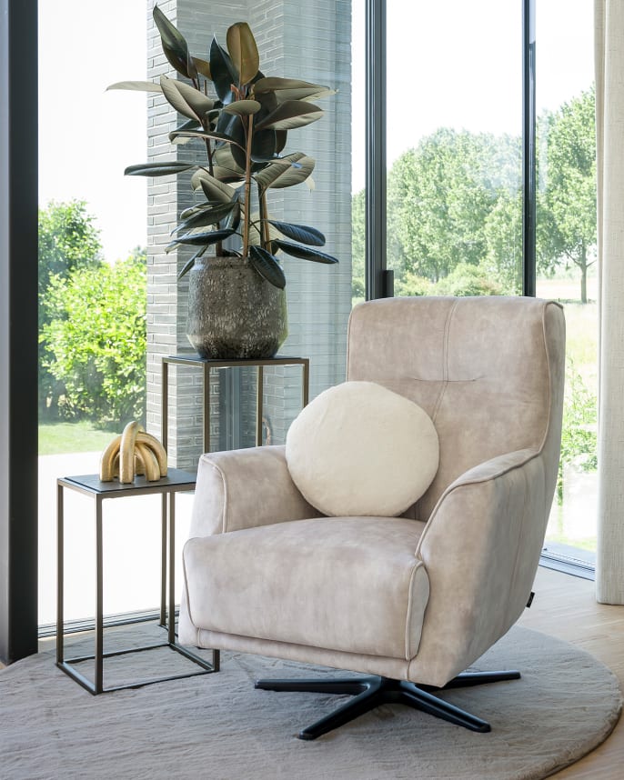 fauteuil ROSKILDE confort tissu H&H
