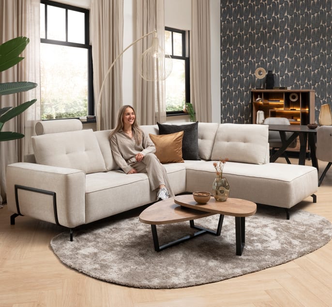 Alicanzo hoekbank van Happy@Home