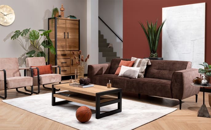 BROOKLYN salontafel en bergkast 