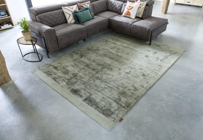 tapis de salon vert