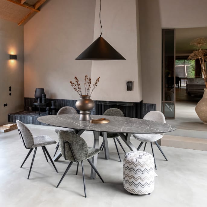 COCOmaison Daan Suspension 1*e27 zwart 51173zwa