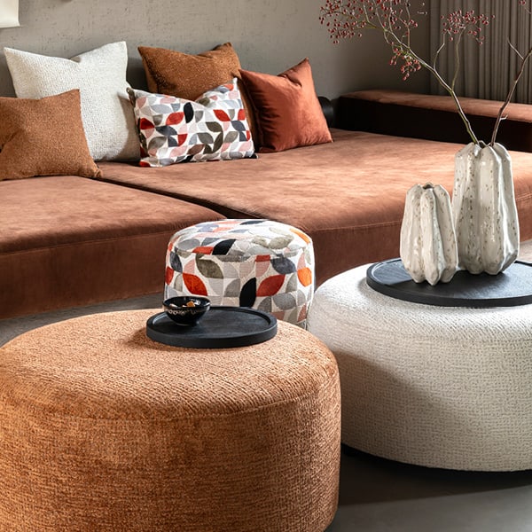 COCOmaison poefs uit de BeautiQ collectie