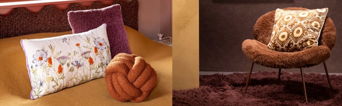Coussins décoratifs en tissu teddy : la tendance ultra‑douce de l’hiver