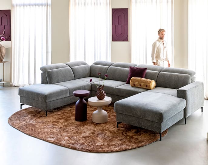 RIALTO hoekbank is perfect bij jouw in het interieur