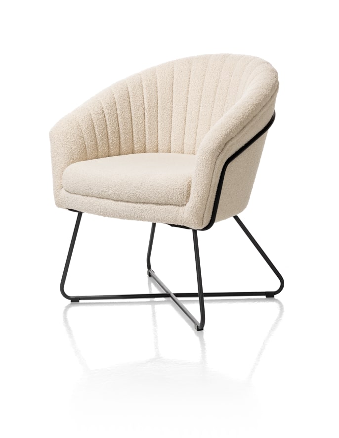 fauteuil tissus teddy
