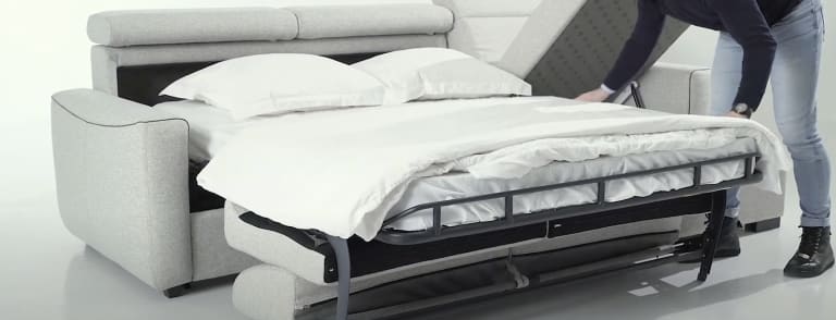 Un canapé convertible facile à ouvrir et à fermer